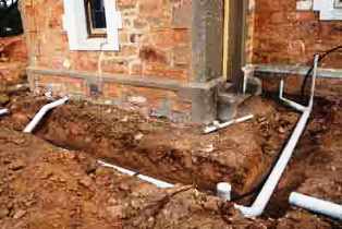 outside drainage Chessington